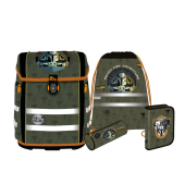 Schulranzen-Set 9658273000 Perfecto, Star Wars - Mandalorian, mit Einhand-Magnet-Schloss