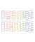 Tischkalender 11341-5, Rainbow, 1 Woche / 1 Seite, 29,7x11,6cm (BxH) (quer), 2027