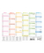 Plakatkalender 11357-0, Rainbow, 6 Monate / 1 Seite, 21x15cm (A5 quer), 2027