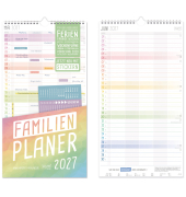 Familienplaner 2027 Rainbow