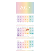 3-Monatskalender 2027