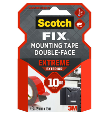 Scotch Fix Extr. Doppels. Klebeb 19mmx1,5m Exterior