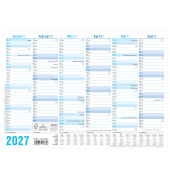 Plakatkalender 11365-1, 6 Monate / 1 Seite, 29,7x21cm (A4 quer), 2027