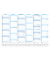 Tafelkalender 11365-1, 6 Monate / 1 Seite, 
