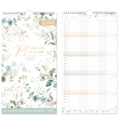 Wandkalender Familienplaner 2027