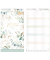 Wandkalender 11378-2, florales Design, 1 Monat / 1 Seite, 5 Spalten, 22,5x42cm, 2027