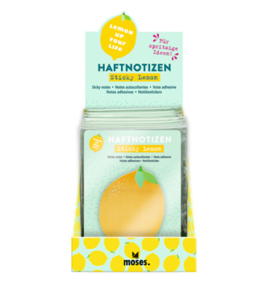 Haftnotizen Sticky Lemon