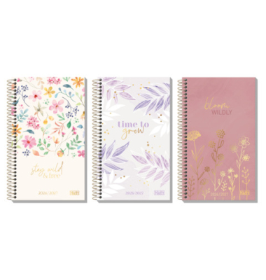 Sch&uuml;lerkalender mini A6+ 202627 sort.