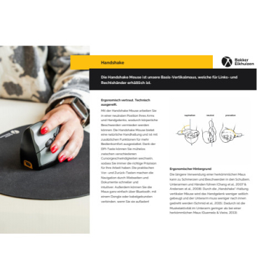 HandShake 3-Mode Vertical Mouse Right