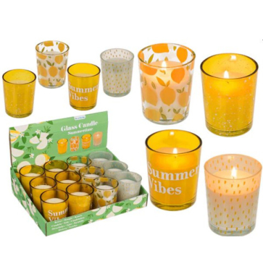 Zugabeartikel  Kerze im Glas Summertime