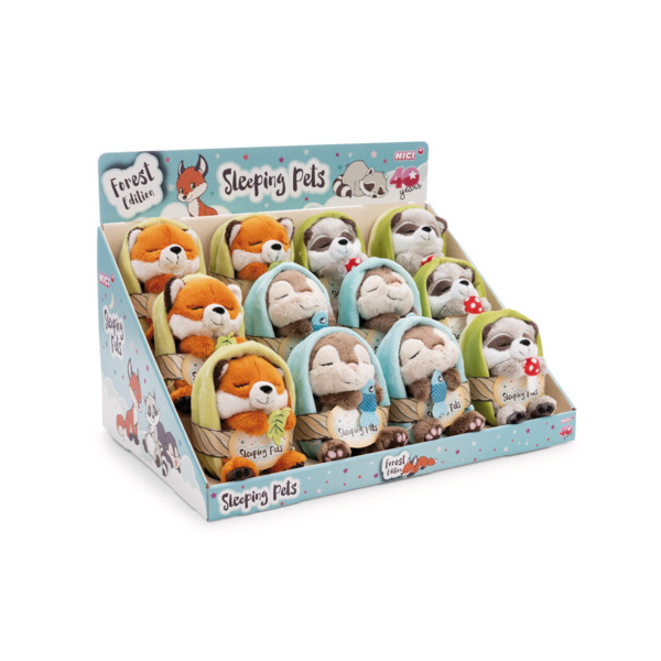 NICI Kuscheltier Sleeping Pets Forest Edition 4012390631203 NICI
