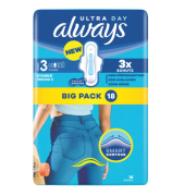 Damenbinden Long Plus mit Fl&uuml;geln 18 ST