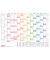 Wandkalender 11425-1, 1 Jahr/ 1 Seite, 