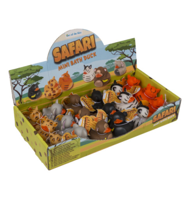 Badeente Mini Safari sortiert