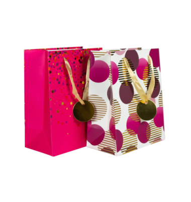 Geschenktasche 58660, Punkte/Kreise, 180mm x 230mm