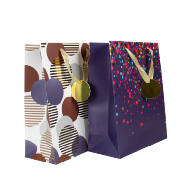 Geschenktasche 58661, Punkte/Kreise, 260mm x 320mm