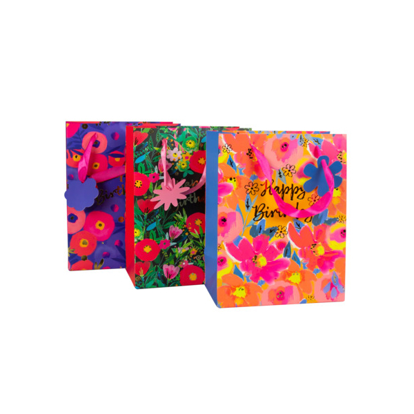 12 Stück Donau Geschenktasche 58673, Geburtstag Blumen, 180mm x 230mm 9004546586739 Donau