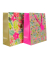 Geschenktasche 58676, Blumen/Schmetterling, 260mm x 320mm