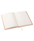 Notizbuch 64 718, lachs, A5, blanko, 100g, 100 Blatt / 200 Seiten