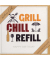 Geburtstagskarten 69-4055 Grill Chill Refill mehrfarbig