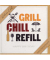 Geburtstagskarten 69-4055 Grill Chill Refill mehrfarbig