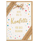 Allgemeines Karte mit Spruch