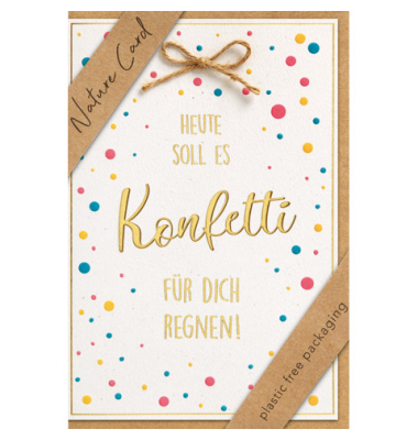 Allgemeines Karte mit Spruch