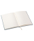 Notizbuch 64 717, blau, A5, blanko, 100g, 100 Blatt / 200 Seiten