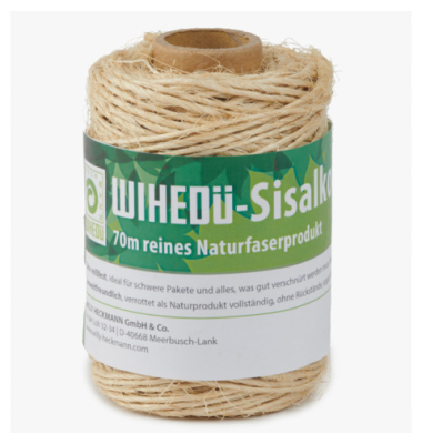 Sisalkordel 70 Meter 2-fach