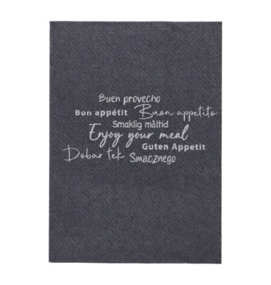 Serviette 300ST schwarz