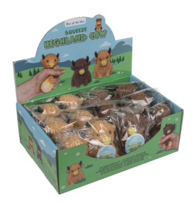 Quetschfigur Squeeze Highland Kuh