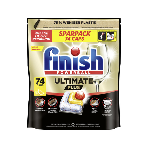 Finish Geschirrspültabs UltimatePlusCitrus 74ST 4251758442987 Finish