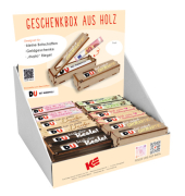 Geschenkbox Holz sortiert