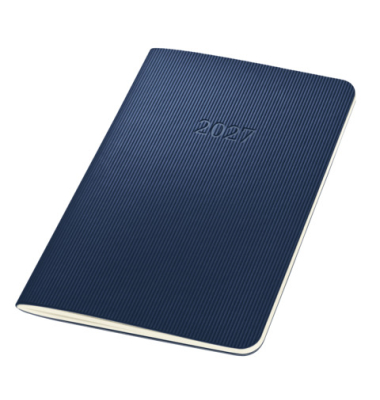 Monatsplaner Heft 2027 A6 dunkelblau