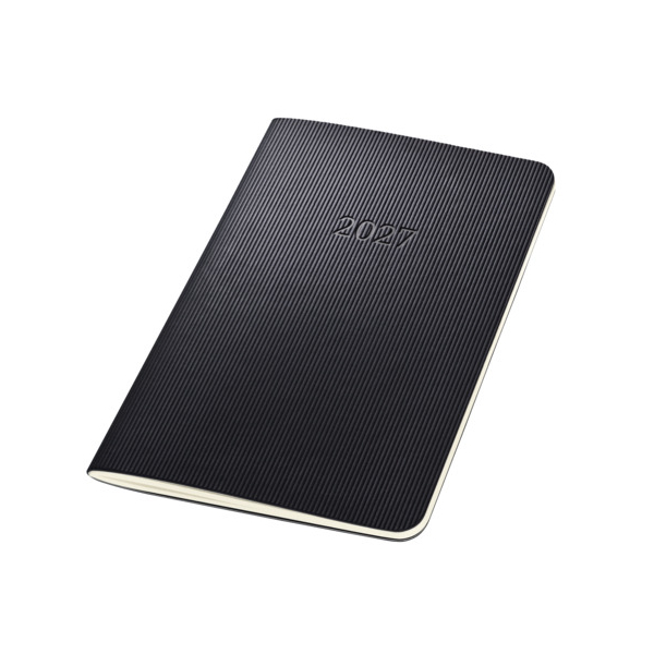 5 x Sigel Monats-Kalenderheft Conceptum 2027 Softcover schwarz 64 Seit