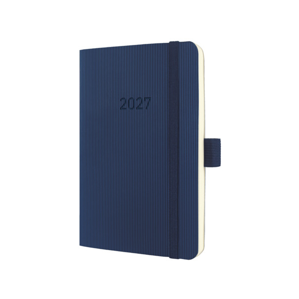 3 Stück Sigel Buchkalender C2733, Conceptum, dunkelblau, 1 Woche / 2 Seiten, 9,3x14cm (ca. A6), 2027 4004360765414 Sigel