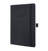 Buchkalender C2722, Conceptum, schwarz, 1 Woche / 2 Seiten