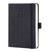 Buchkalender 2027 A6 schwarz