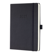 Buchkalender 2027 A5 schwarz