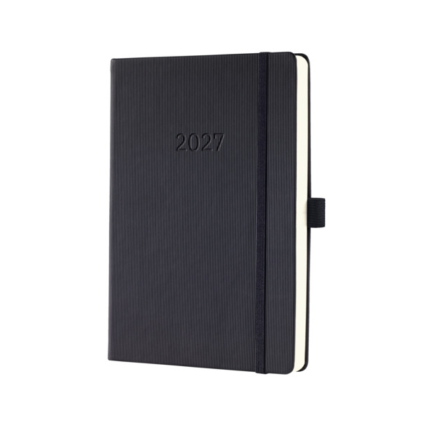 Sigel Buchkalender C2710, Conceptum, schwarz, 1 Tag / 1 Seite (ca. A5), 2027 4004360765742 Sigel