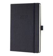 Buchkalender C2719, Conceptum, schwarz, 1 Woche / 2 Seiten, 14,8x21,3cm (ca. A5), 2027