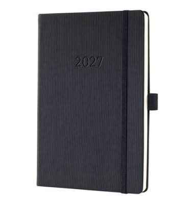 Buchkalender Conceptum 2027 A5 schwarz