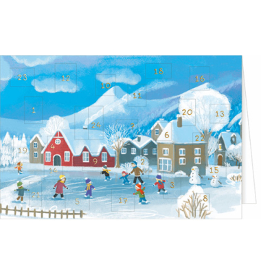 Adventskalenderkarte