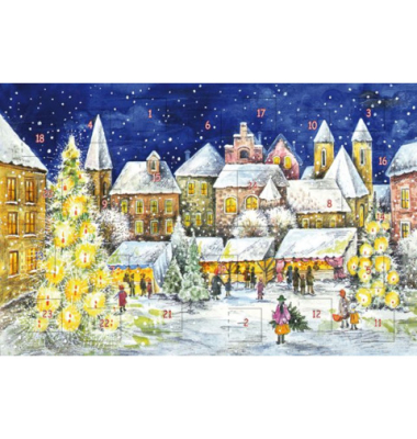 Adventskalenderkarte