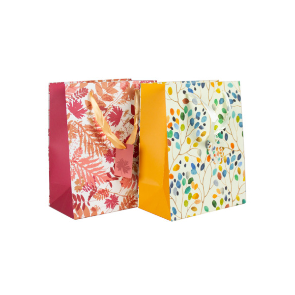 12 Stück Donau Geschenktasche 58671, Herbstblätter, 180mm x 230mm 9004546586715 Donau