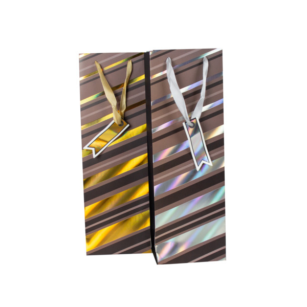 12 Stück Donau Geschenktasche 58782, Streifen, 120mm x 360mm 9004546587828 Donau
