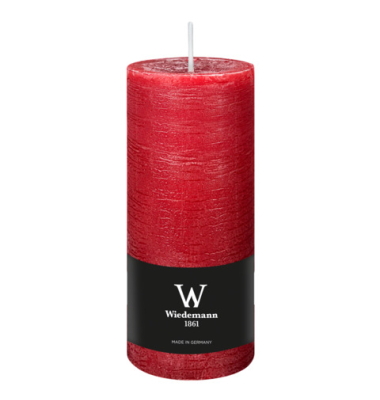 Stumpenkerze  rubin