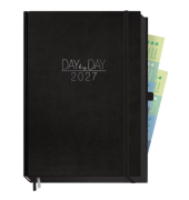 Buchkalender 11322-9, Top-Business, schwarz, 1 Tag / 1 Seite, 22,5x31,5cm (A4+), 2027