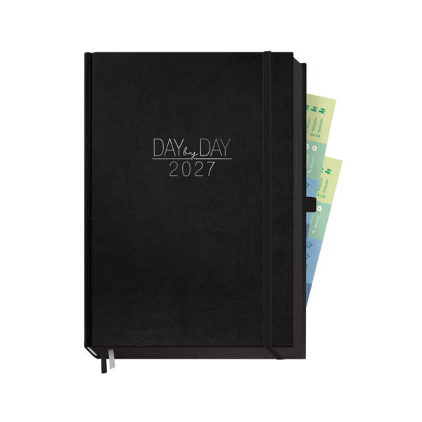 Häfft Buchkalender 11322-9, Top-Business, schwarz, 1 Tag / 1 Seite, 22,5x31,5cm (A4+), 2027 4029357113238 Häfft