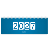 Tischkalender B&uuml;ro&Freizeit 2027 k.blau